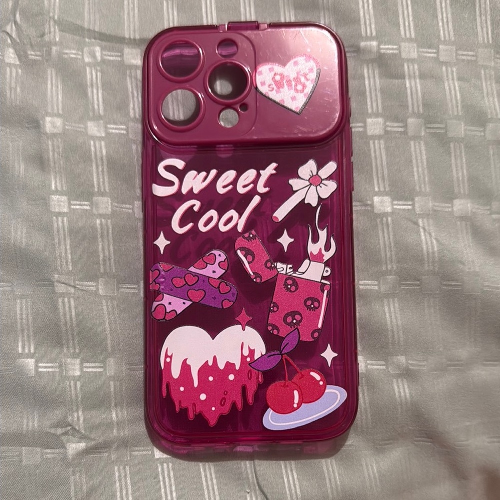 Sweet Cool Pink Phone Case for Iphone 15 Pro Max